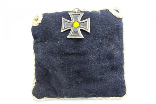 Medal pillow of a fighter with the Iron Cross 2nd class