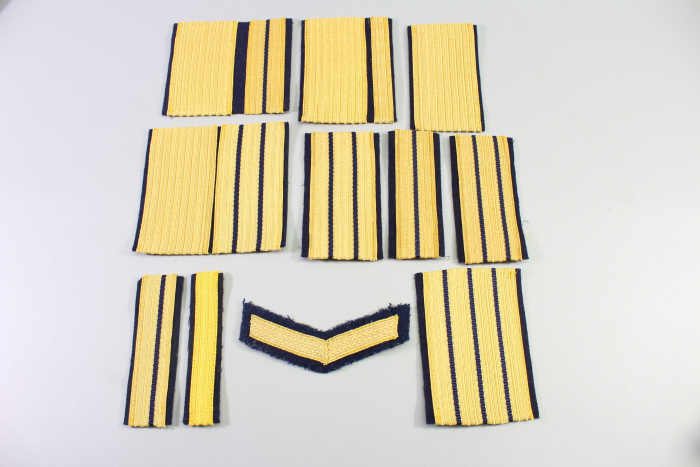 DDR NVA Volksmarine Ärmelstreifen verschiedene Dienstgrade