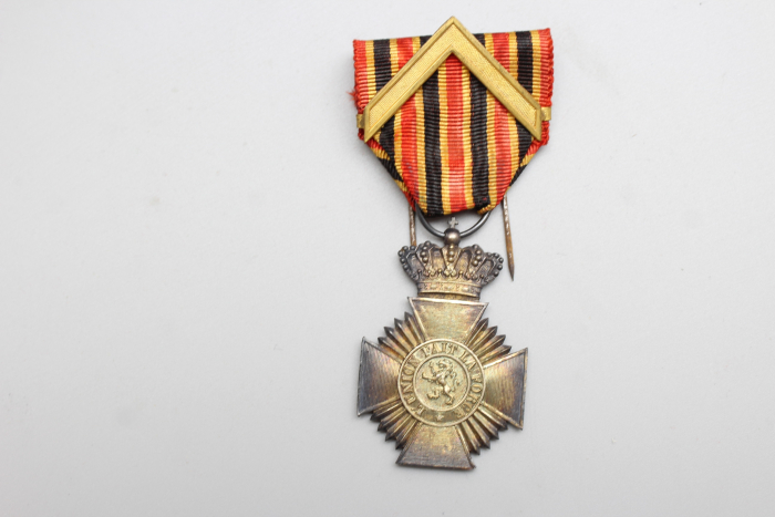 WWI Belgian Military Service Cross (Décoration militaire).