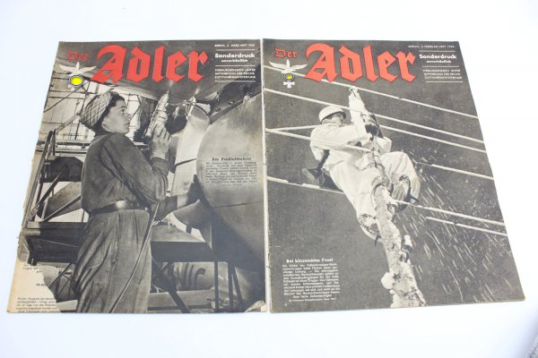 Wehrmacht Der Adler special print edition March 2, 1943 On the jackhammer and February 2 in bitter frost