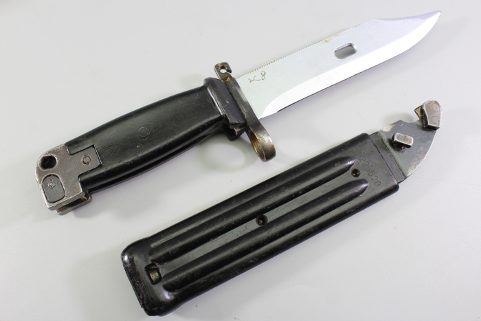 East German National People's Army (NVA) bayonet for AK47, model M1959, for Kalashnikov rifle