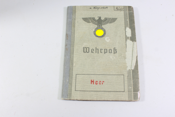 Army Service Record – 340th Infantry Division / IR 763 – Andreas von Klopotek – 1941, Missing