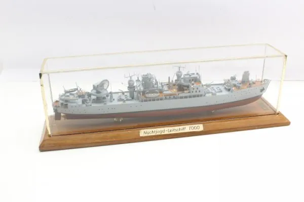 ww2 Kriegsmarine model Togo NJL night hunting guide ship, original ship model, warship