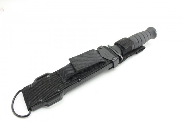 Tactical knife BLACK OPS Tanto survival knife with knife sharpener - elite military knife
