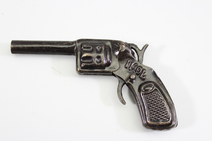 Antique Ikol DRP toy cap gun from the 1930s or 1940s.