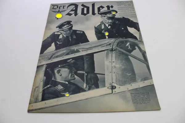 Original edition of Der Adler, issue 2