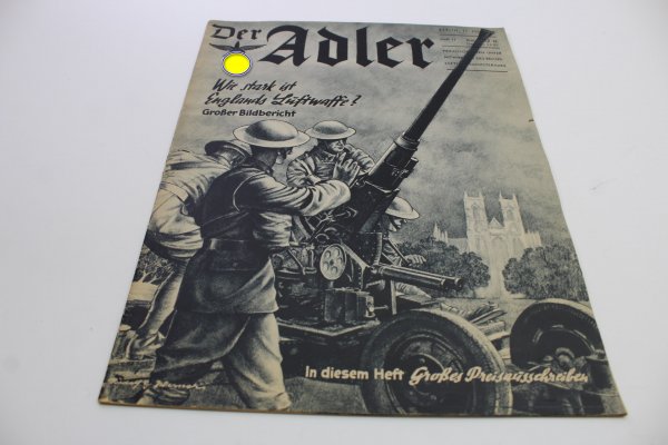 Original edition of Der Adler, issue 11