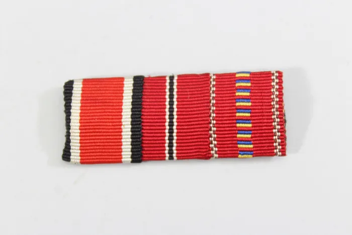 3-piece ribbon bar Iron Cross 2nd Class 1939 Eastern Front Medal