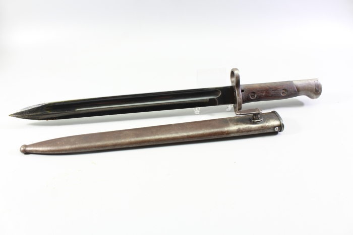 Portuguese Mauser-Vergueiro bayonet, Model 1904. Manufactured by Simson & Co., Suhl; serial number B7183.