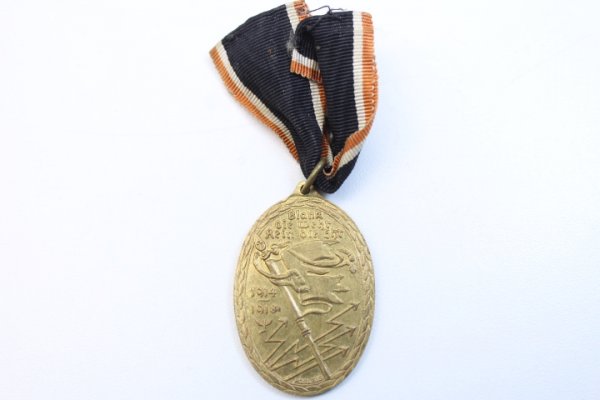 War memorial coin - Kyffhauser medal "Blank die Wehr-rein die Ehr 1914-1918"