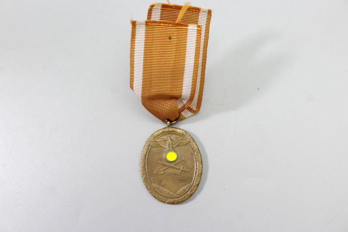 German West Wall Honour Award (Westwall Medal) on ribbon