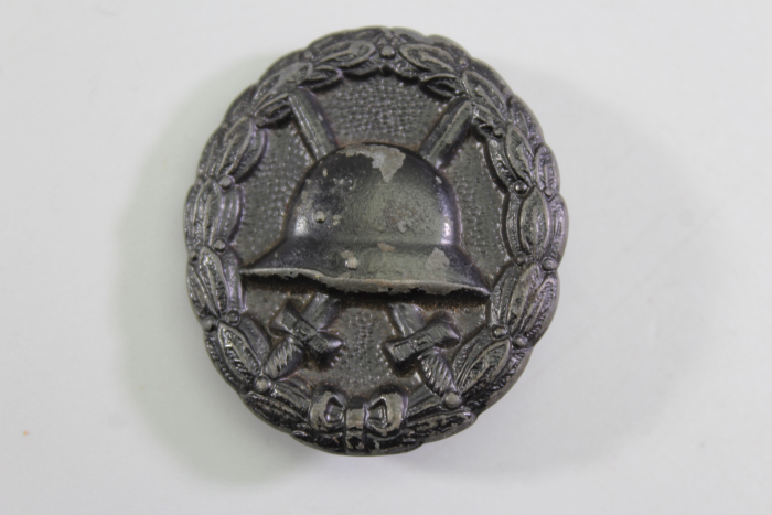 Wounded Badge (VWA) in Black, World War I, unknown manufacturer