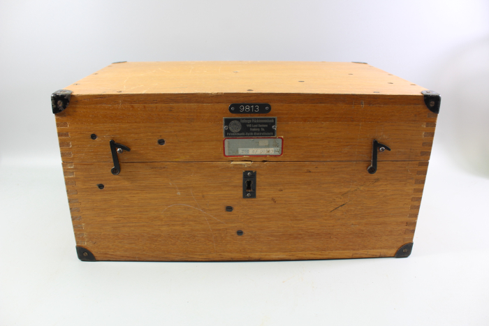 Max Hildebrand Meßtheodolit Einheitstheodolit B5 Infanterie Einheitsinstrument mit Transportbox