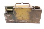 Ww2 Wehrmacht Wasserkasten, Öl Kasten, Ölkasten für MG 08 MG 08/15 mit Originallackierung Mimikry