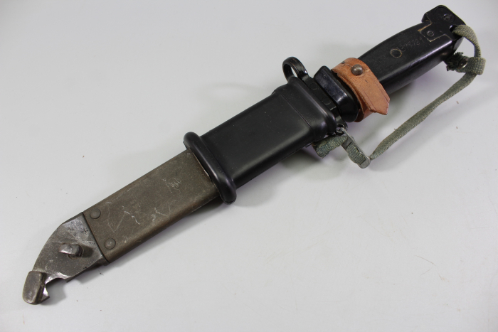 Bajonett AK 47 Ausführung M1946, Kampfmesser für Kalaschnikow nummeriert
