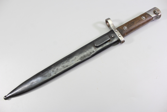Historisches Österreichisch-Ungarisches Bajonett Modell 1895 (M95) für das Mannlicher-Gewehr, Hersteller F.G.GY.