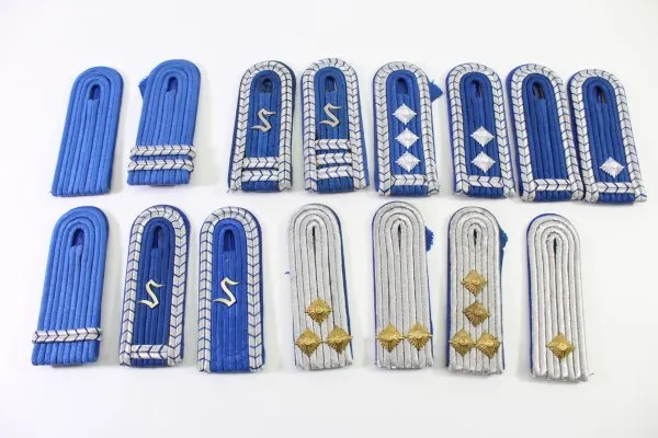 15 pieces bundle of DDR NVA shoulder boards