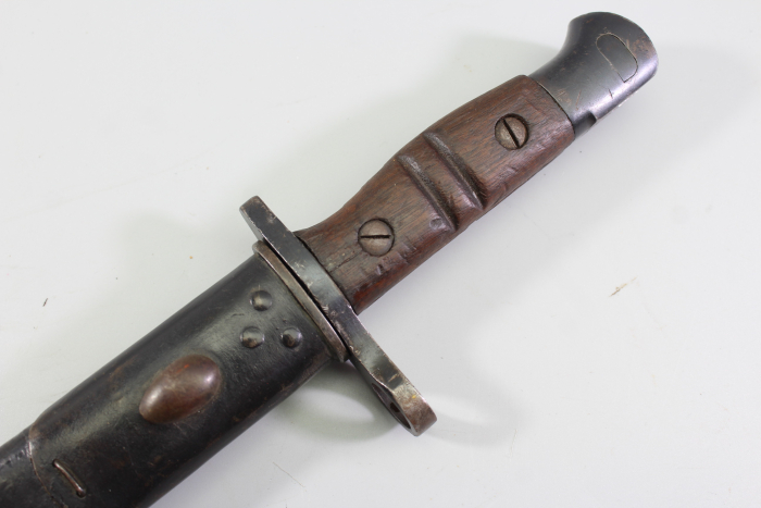 US Bajonett 1. Weltkrieg Remington 1917, Lederscheide 2 Variante