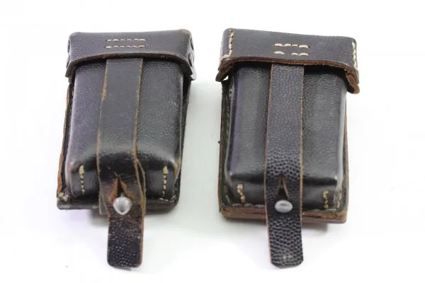 2 pieces of cartridge pouches WaA stamped for carbine K98