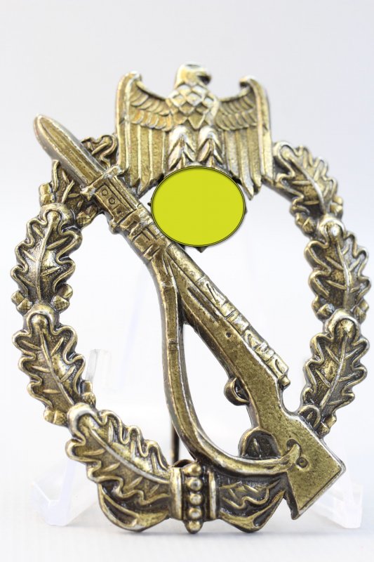 Infantry Assault Badge (ISA) in bronze, collector's production