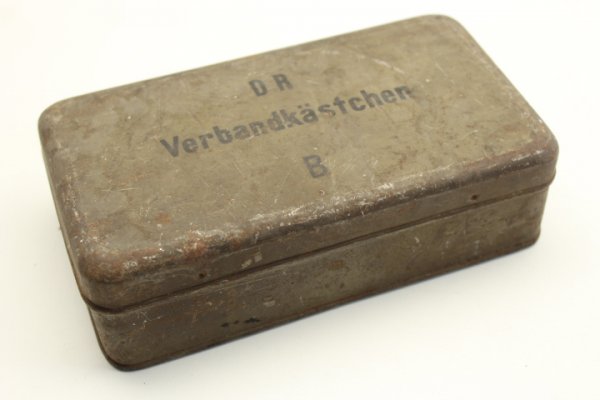 Deutsche Reichsbahn DR first aid kit B tin can