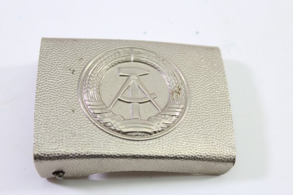 DDR - Nationale Volksarmee Koppelschloss Eisen vernickelt