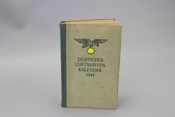 German Luftwaffe pocket calendar 1944 Illustrated pictures and photos inside