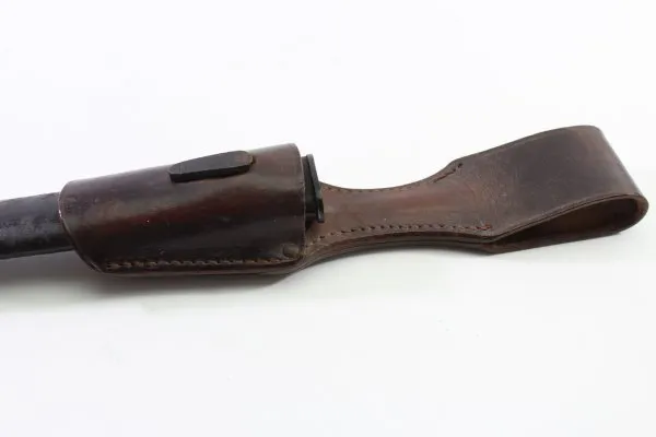 Belt loop and scabbard for the German Wehrmacht bayonet for the K98 carbine WW2
