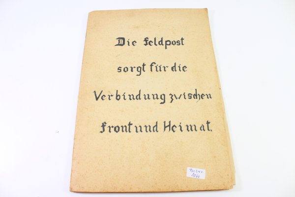 Folder: The Field Post Provides Connections Between the Front and Home, Lüneburg Newspape
