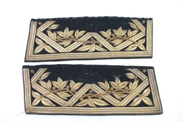 Generalstaboffiziere Patte Kragenspiegel - Deutsches Kaiserreich um 1900, paarig