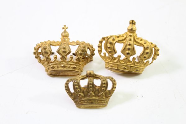 3x Durchbrochene Kronen Kaiserreich