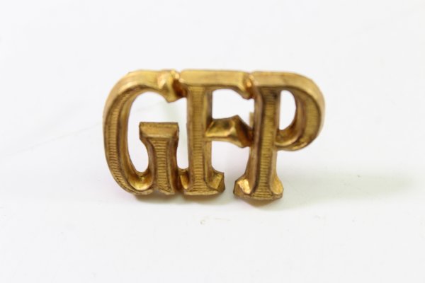 Wehrmacht Schulterstückauflage GFP Geheime Feldpolizei in Gold