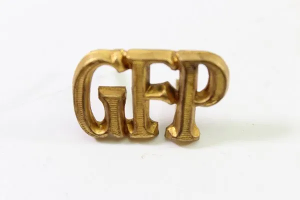 Wehrmacht Schulterstückauflage GFP Geheime Feldpolizei in Gold
