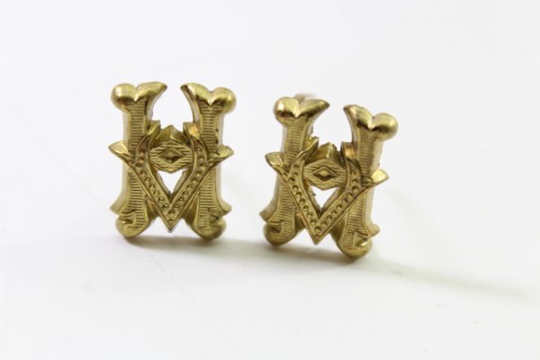 Goldfarbene Auflagen Epaulette – Schulterstück