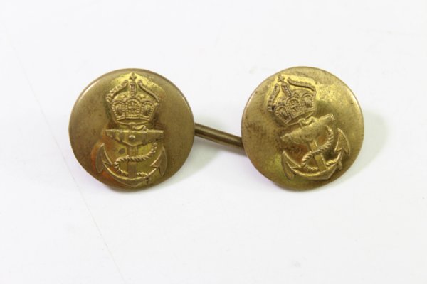 Manschettenknöpfe 1 Stück Marine Kaiserreich Hersteller Assmann u. SE Lüdenscheid