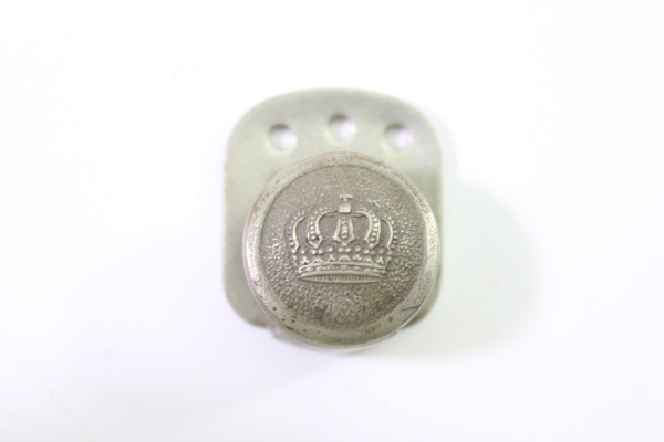 Kaiserreich, silver-colored lapel button, approx. 21 mm