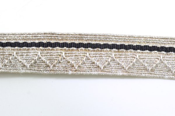 Tresse Uniform Kragenspiegel Silber Litze Litzenbreite10 mm