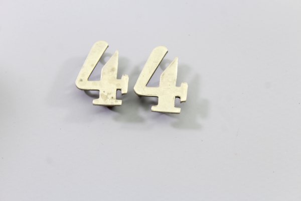 Auflagen Schulterklappe / Uniform 2 Stück rückseitig mit Ösen