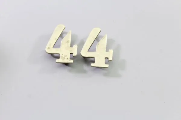 Auflagen Schulterklappe / Uniform 2 Stück rückseitig mit Ösen