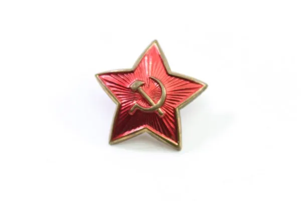 Russland UDSSR Sowjetunion großer Mützenstern 35mm