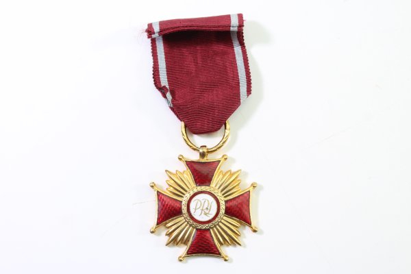 Medall of Poland - Cross of Merit in Gold, 2nd Type PRL