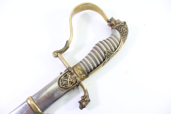 Prussian Lion's Head Cavalry Saber