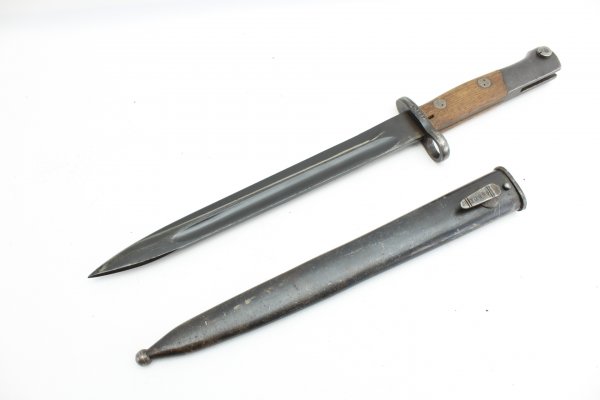 Bayonet Mauser Yugoslavia k98, M24/44 matching numbers with scabbard