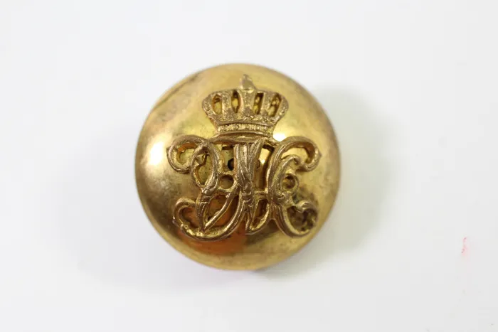 Metall Knöpfe einer Uniformschneiderei, Kopf Uniform