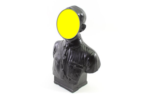 A.H. Künstler bust, desk decoration