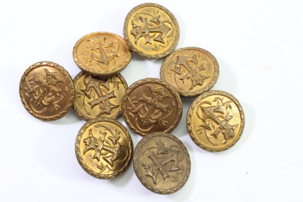 Metall Knöpfe einer Uniformschneiderei für Uniform