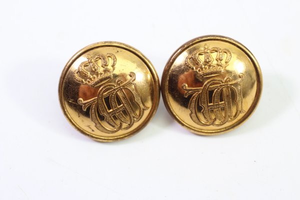 Metal buttons from German uniform tailor