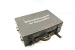 Ww2 Wehrmacht Beleuchtungsgerät für Strichplatte, Metallkasten mit Inhalt,