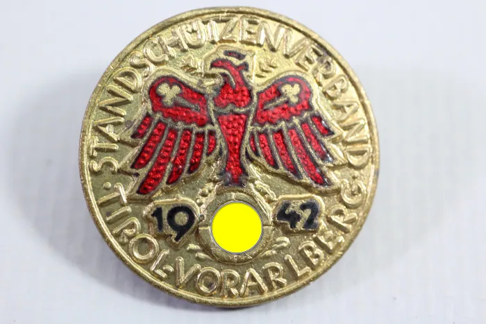 District Performance Badge in Gold of the Tyrol-Vorarlberg Rifle Association from 1942