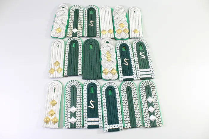 Collection of shoulder boards from the East German National People's Army (NVA) / GDR